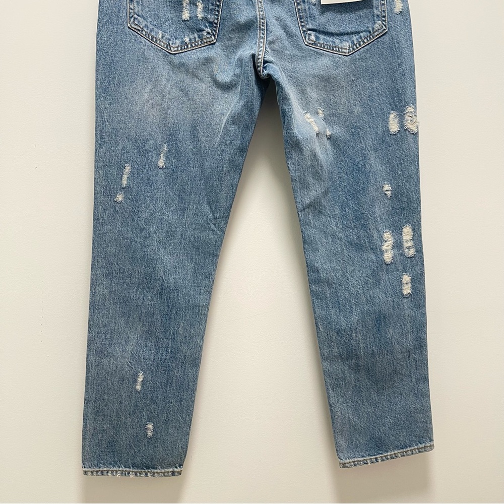 Derek Lam Mika Mid Rise Girlfriend Distressed Blue Jean Size 26 - Picture 8 of 14